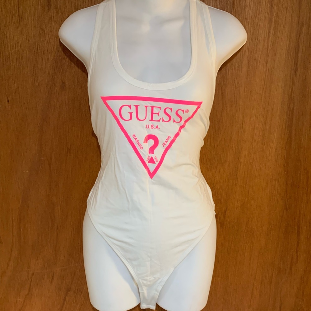 White Guess Bodysuit *never worn*